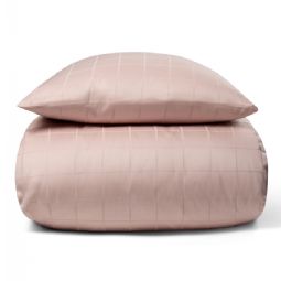 Sengetøj - Blødt, jacquardvævet bomuldssatin - Check rosa - By Night sengesæt